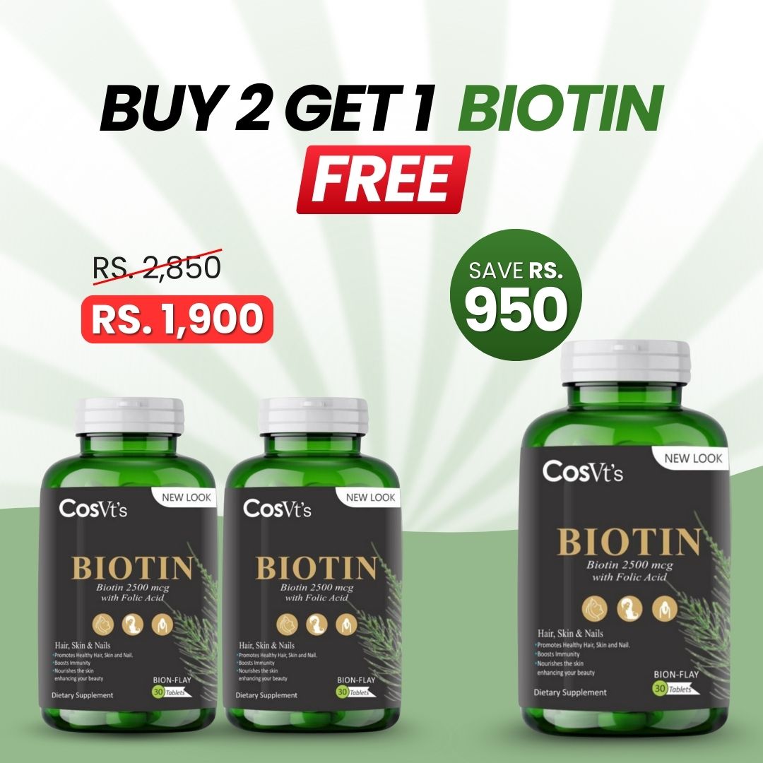 Biotin For hair skin and nails bundle offer