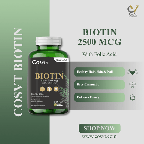Biotin - For hair skin and nails