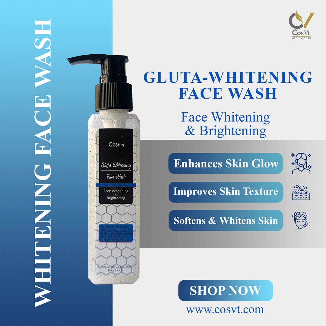 Gluta Whitening Face Wash CosVt Healthcare Gluta Whitening Face Wash CosVt Healthcare